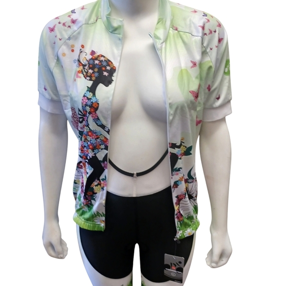 Weimostar NWT 2 Piece Cyclist Shorts and Top Size Large - Picture 7 of 11